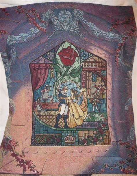 beauty and the beast tapestry|More.